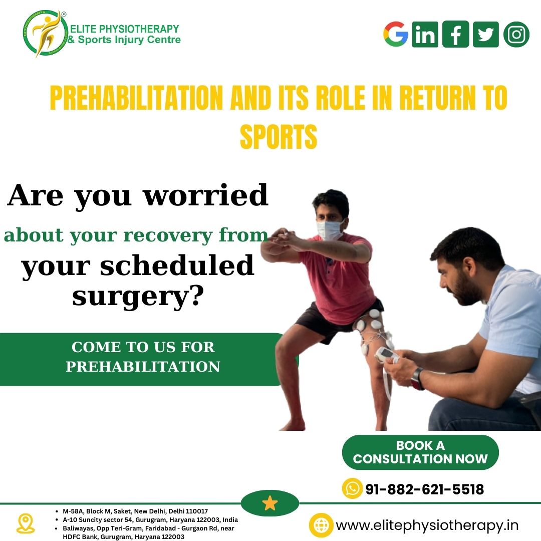 Prehabilitation and its Role in Return to Sports